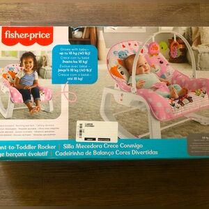 Pink toddler rocker perfect for your baby girl never used in Perfect condition